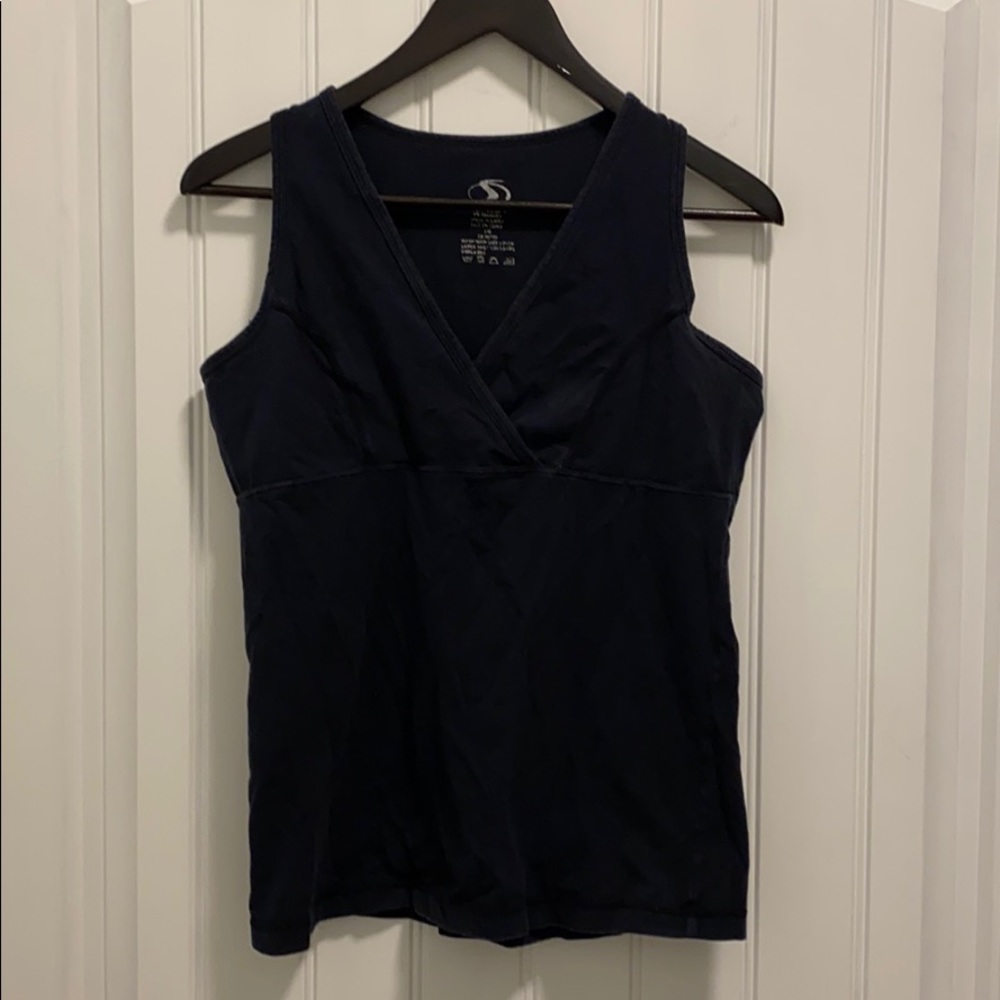 Black Spalding Workout Tank, S